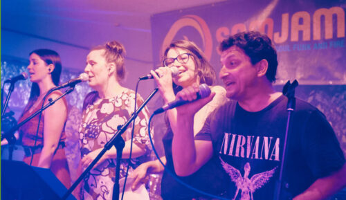 Sunny Gebhardt, Dagmar Engert, Annalena Gamer, Sven Köthe vocals